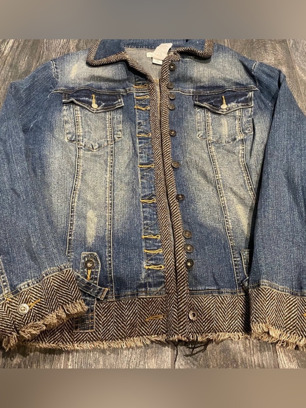 Vintage BABY PHAT Denim Jean Jacket 3X